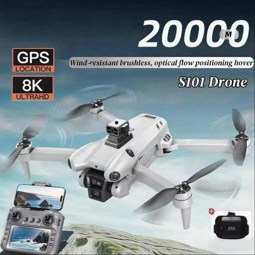 Drone Gimbal 2 Axis - Xiaomi S101ドローン 8K HD プロ仕様 デュアルカメラ