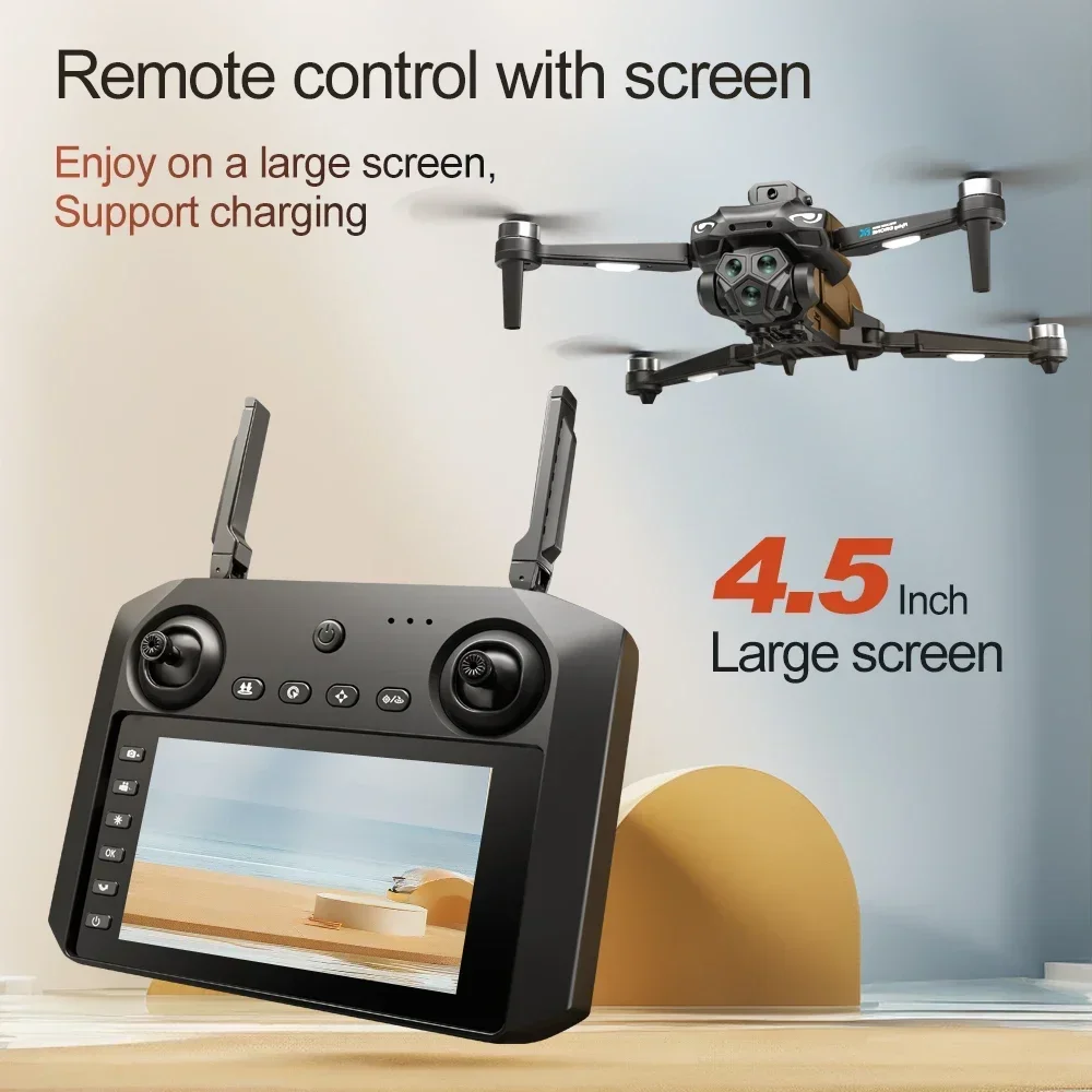 2025 新しい M33 RC ドローン 4K プロフェッシ - Drone Gimbal 2 Axis のレビューと価格