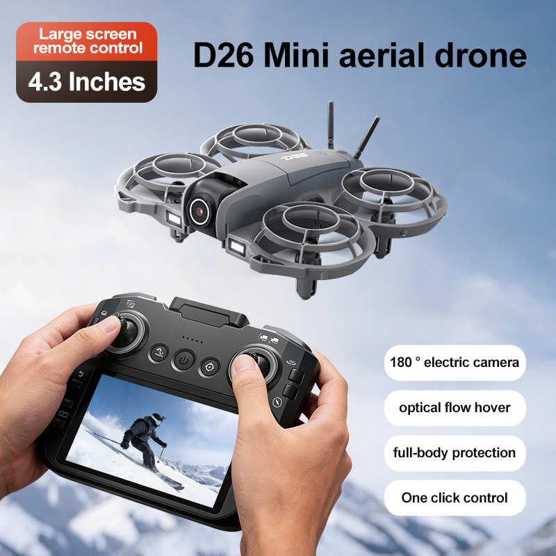 D26 ドローン 4K 空撮HD 180 °   カメラ付き - Drone Gimbal 2 Axis のレビューと価格